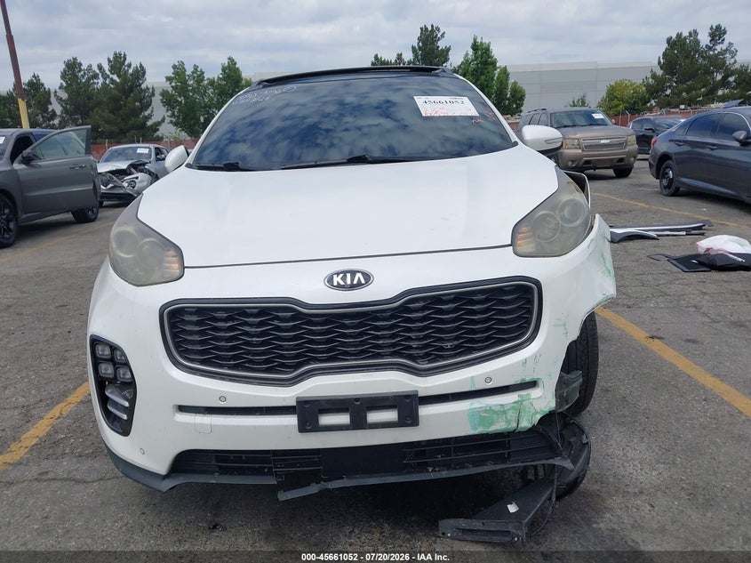 2018 Kia Sportage VIN KNDPR3A62J7379164 IAAI salvage auction — FRONT END, Salvage (California), sold $2,450 on 2026-08-01 (photo 6)