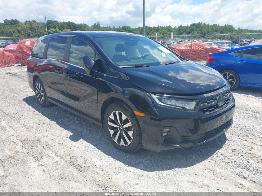 2025 Honda Odyssey VIN 5FNRL6H62SB088466 IAAI salvage auction — LEFT SIDE, Enterprise Vehicles Clear Only (California), sold $14,350 on 2026-07-29 (photo 1)