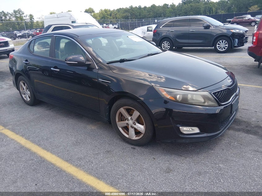 2015 Kia Optima VIN 5XXGM4A72FG446406 IAAI salvage auction — NORMAL WEAR, Clear (South Carolina), sold $25 on 2026-07-29 (photo 1)