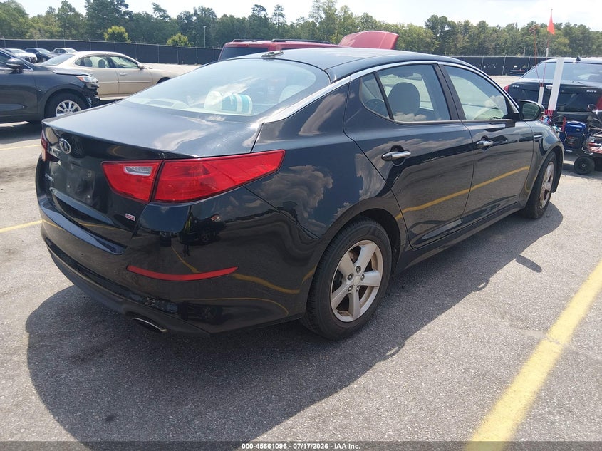 2015 Kia Optima VIN 5XXGM4A72FG446406 IAAI salvage auction — NORMAL WEAR, Clear (South Carolina), sold $25 on 2026-07-29 (photo 4)
