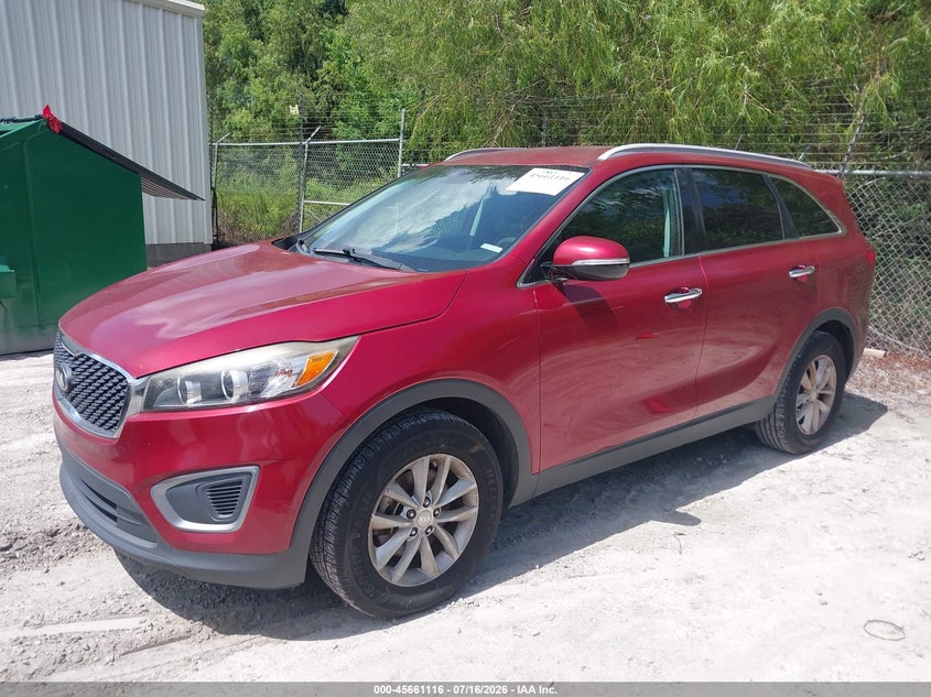2017 Kia Sorento VIN 5XYPG4A36HG206861 IAAI salvage auction — NORMAL WEAR, Clear (Mississippi), sold $1,050 on 2026-07-24 (photo 2)