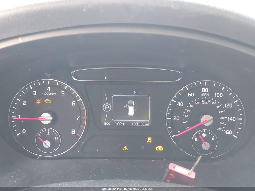 2017 Kia Sorento VIN 5XYPG4A36HG206861 IAAI salvage auction — NORMAL WEAR, Clear (Mississippi), sold $1,050 on 2026-07-24 (photo 7)