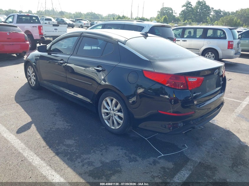 2015 Kia Optima VIN 5XXGN4A76FG369150 IAAI salvage auction — NORMAL WEAR, Clear (Tennessee), sold $25 on 2026-07-28 (photo 3)