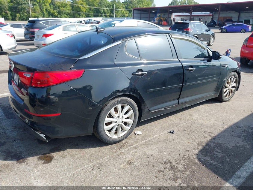 2015 Kia Optima VIN 5XXGN4A76FG369150 IAAI salvage auction — NORMAL WEAR, Clear (Tennessee), sold $25 on 2026-07-28 (photo 4)