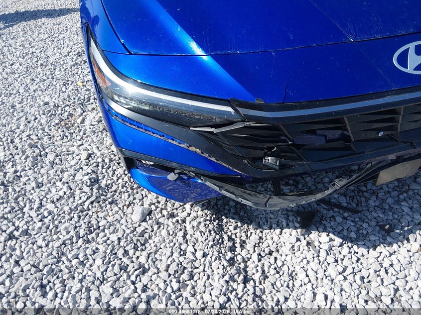 2025 Hyundai Elantra VIN KMHLS4DG7SU880580 IAAI salvage auction — FRONT END, Enterprise Vehicles Clear Only (Texas), sold $11,500 on 2026-07-22 (photo 6)