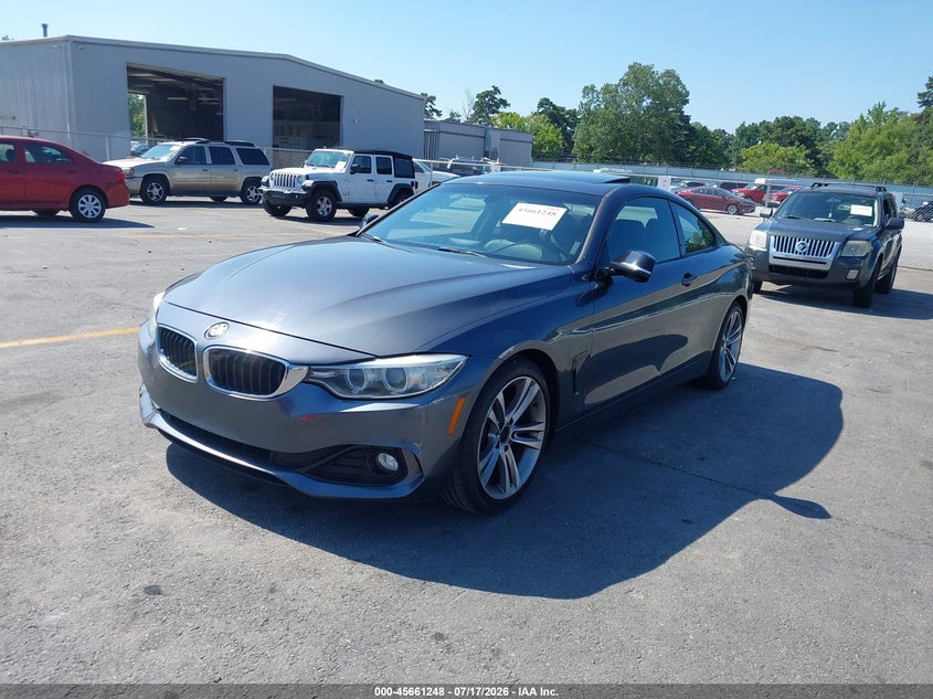 2014 BMW 4 series VIN WBA3N3C59EK231043 IAAI salvage auction — NORMAL WEAR, Repossession Paperwork (Georgia), sold $675 on 2026-08-12 (photo 2)