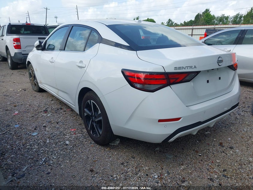 2025 Nissan Sentra VIN 3N1AB8CV1SY298431 IAAI salvage auction — FRONT END, Enterprise Vehicles Clear Only (Texas), sold $11,600 on 2026-07-23 (photo 3)