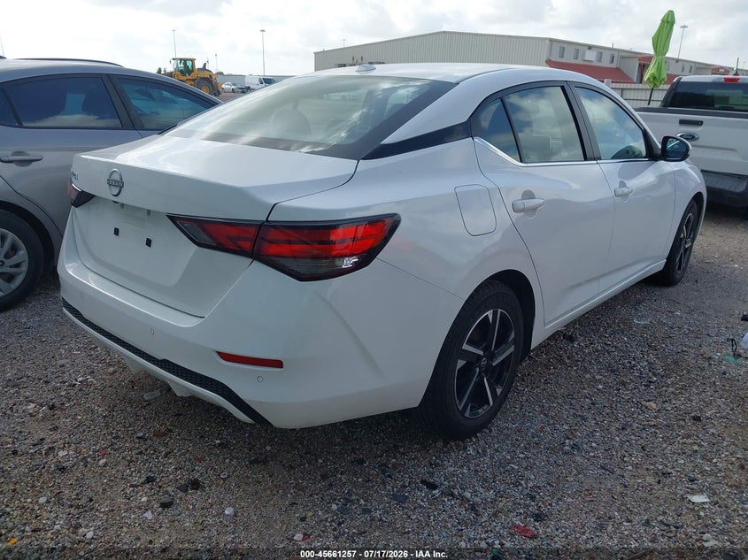 2025 Nissan Sentra VIN 3N1AB8CV1SY298431 IAAI salvage auction — FRONT END, Enterprise Vehicles Clear Only (Texas), sold $11,600 on 2026-07-23 (photo 4)
