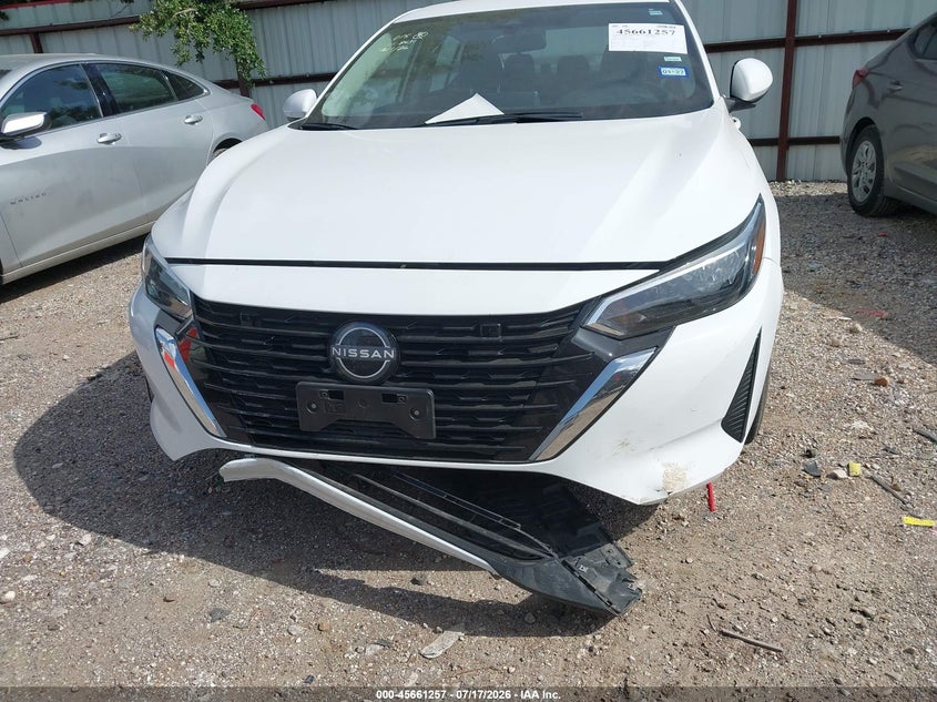 2025 Nissan Sentra VIN 3N1AB8CV1SY298431 IAAI salvage auction — FRONT END, Enterprise Vehicles Clear Only (Texas), sold $11,600 on 2026-07-23 (photo 6)