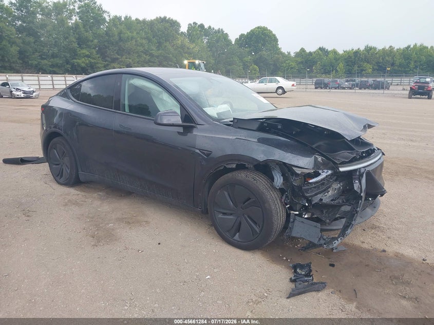 2026 Tesla Model y VIN 7SAYGDED4TA471480 IAAI salvage auction — FRONT END, Salvage Title, sold $11,600 on 2026-08-27 (photo 1)