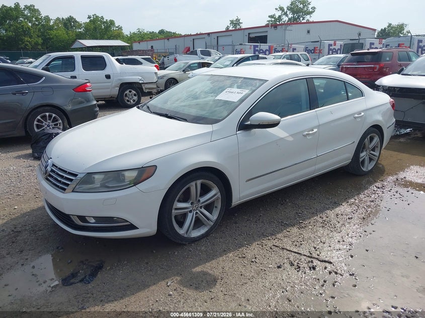 2013 Volkswagen Cc VIN WVWBP7AN6DE511499 IAAI salvage auction — NORMAL WEAR, Clear (Pennsylvania), sold $225 on 2026-08-17 (photo 2)