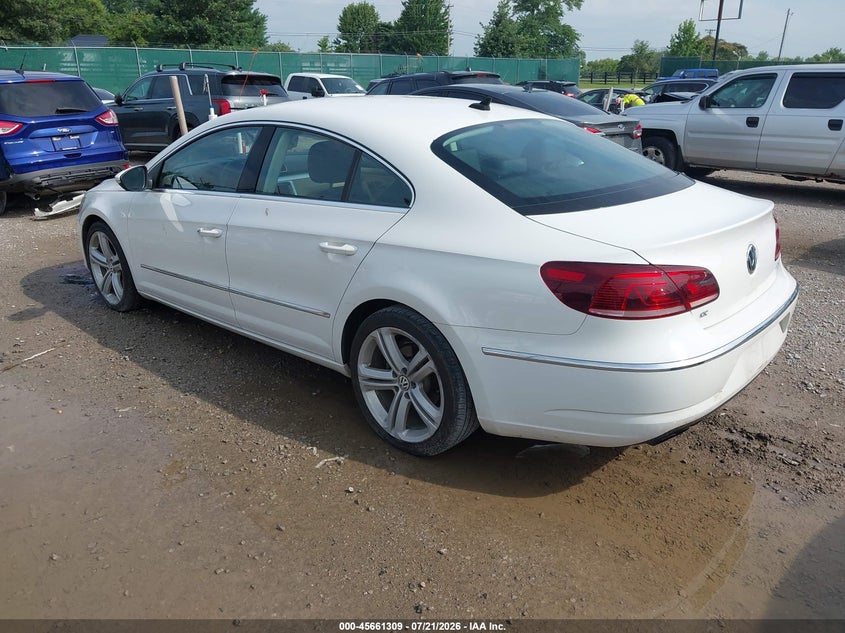 2013 Volkswagen Cc VIN WVWBP7AN6DE511499 IAAI salvage auction — NORMAL WEAR, Clear (Pennsylvania), sold $225 on 2026-08-17 (photo 3)
