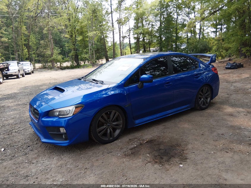 2017 Subaru Wrx VIN JF1VA1J68H9800344 IAAI salvage auction — REAR END, Clear (Virginia), sold $3,250 on 2026-07-28 (photo 2)