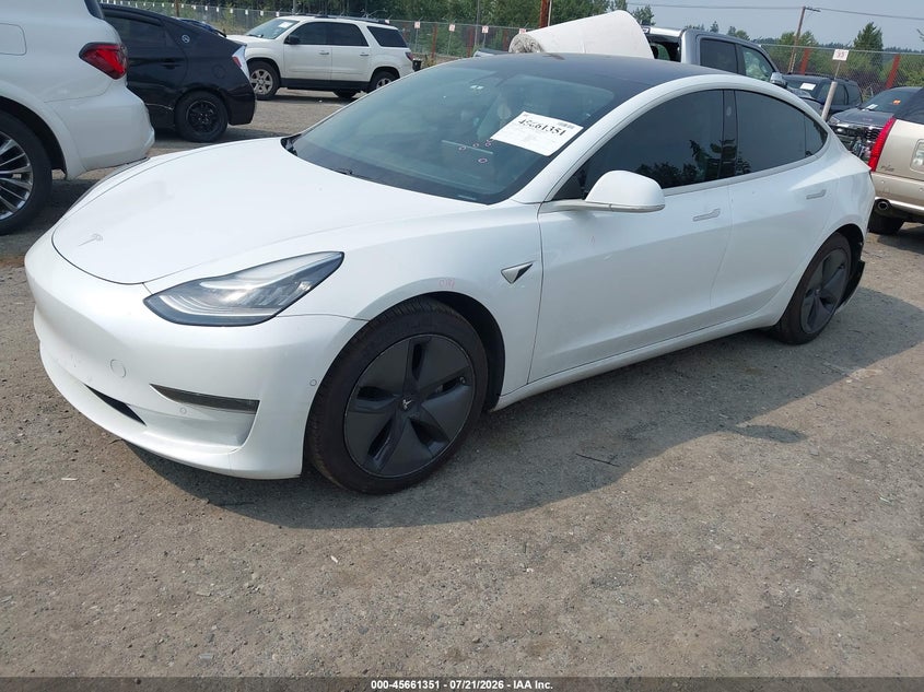 2018 Tesla Model 3 VIN 5YJ3E1EB4JF108476 IAAI salvage auction — REAR END, Bill Of Sale (Washington), sold $6,975 on 2026-08-01 (photo 2)