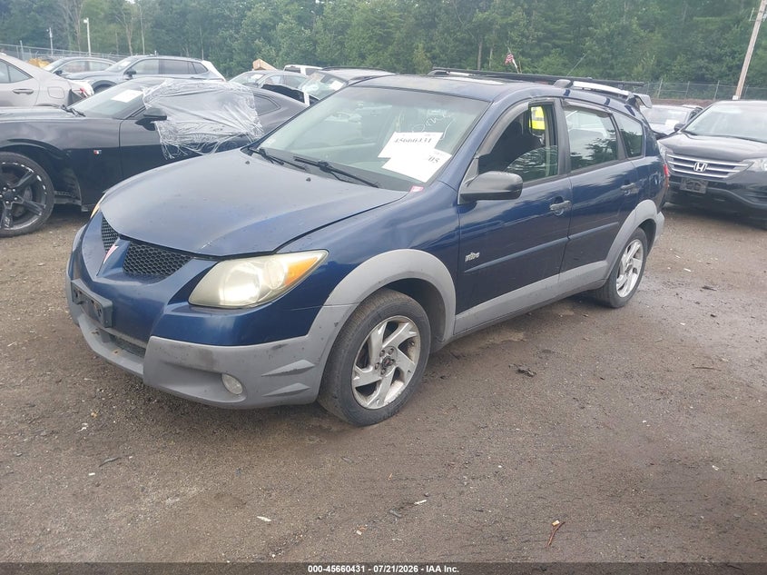 2003 Pontiac Vibe VIN 5Y2SL628X3Z436358 IAAI salvage auction — REAR END, Clear (Massachusetts), sold $25 on 2026-07-24 (photo 2)