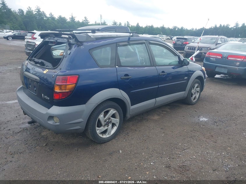 2003 Pontiac Vibe VIN 5Y2SL628X3Z436358 IAAI salvage auction — REAR END, Clear (Massachusetts), sold $25 on 2026-07-24 (photo 4)