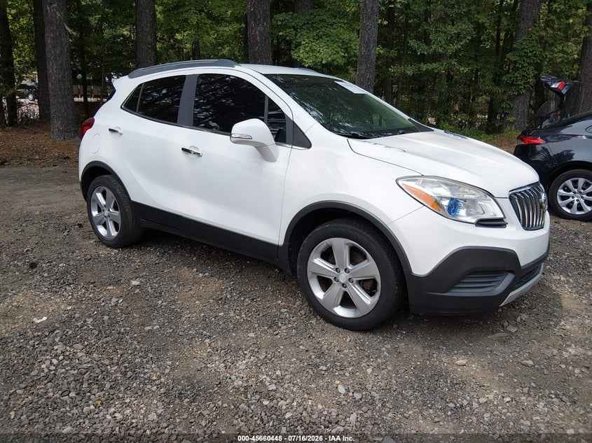 2016 Buick Encore VIN KL4CJASB6GB752292 IAAI salvage auction — NORMAL WEAR, Clear (Virginia), sold $275 on 2026-07-28 (photo 1)