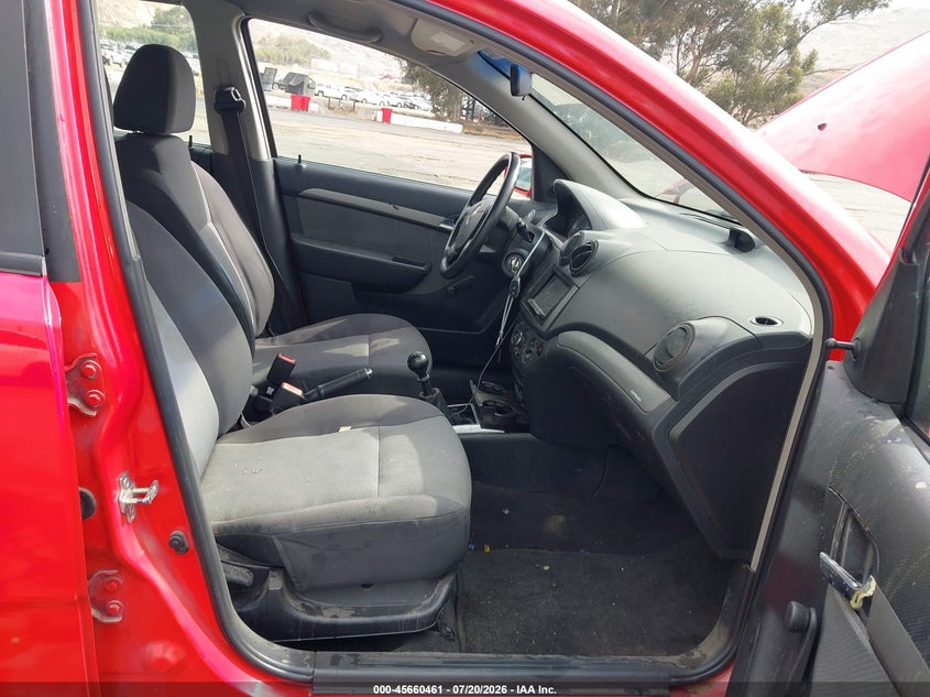 2009 Chevrolet Aveo VIN KL1TD66E79B618965 IAAI salvage auction — NORMAL WEAR, Clear - Dealer Only (California), sold $150 on 2026-07-28 (photo 5)