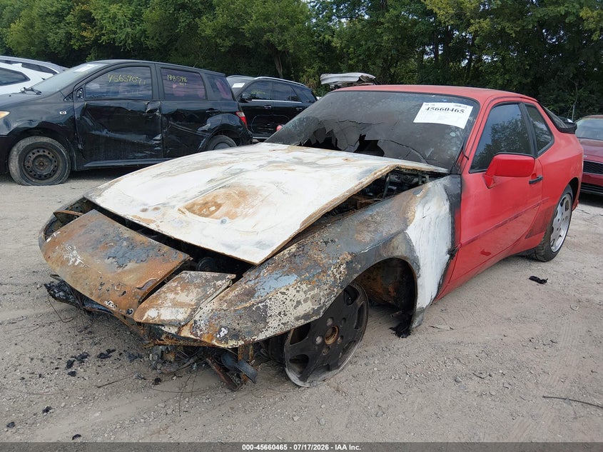 1989 Porsche 944 VIN WP0AA2958KN150875 IAAI salvage auction — ENGINE BURN, Salvage (Indiana), sold $850 on 2026-08-12 (photo 6)