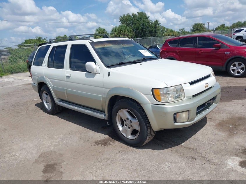 2002 Infiniti Qx4 VIN JNRDR09X42W211371 IAAI salvage auction — NORMAL WEAR, Clear (Florida), sold $25 on 2026-07-29 (photo 1)