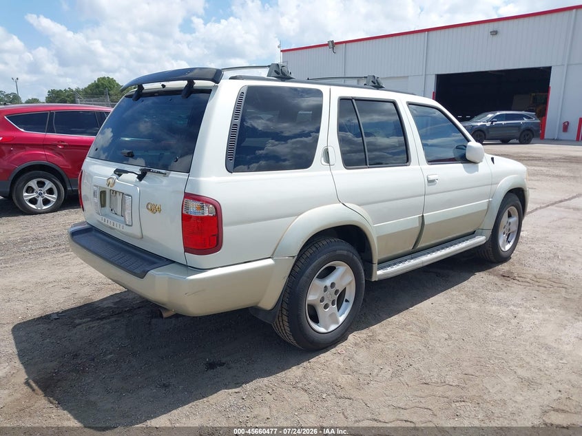 2002 Infiniti Qx4 VIN JNRDR09X42W211371 IAAI salvage auction — NORMAL WEAR, Clear (Florida), sold $25 on 2026-07-29 (photo 4)