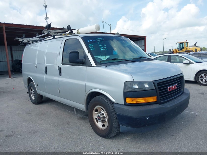 2018 Gmc Savana VIN 1GTW7AFG4J1189473 IAAI salvage auction — REAR END, Rebuildable (Florida), sold $25 on 2026-08-01 (photo 1)