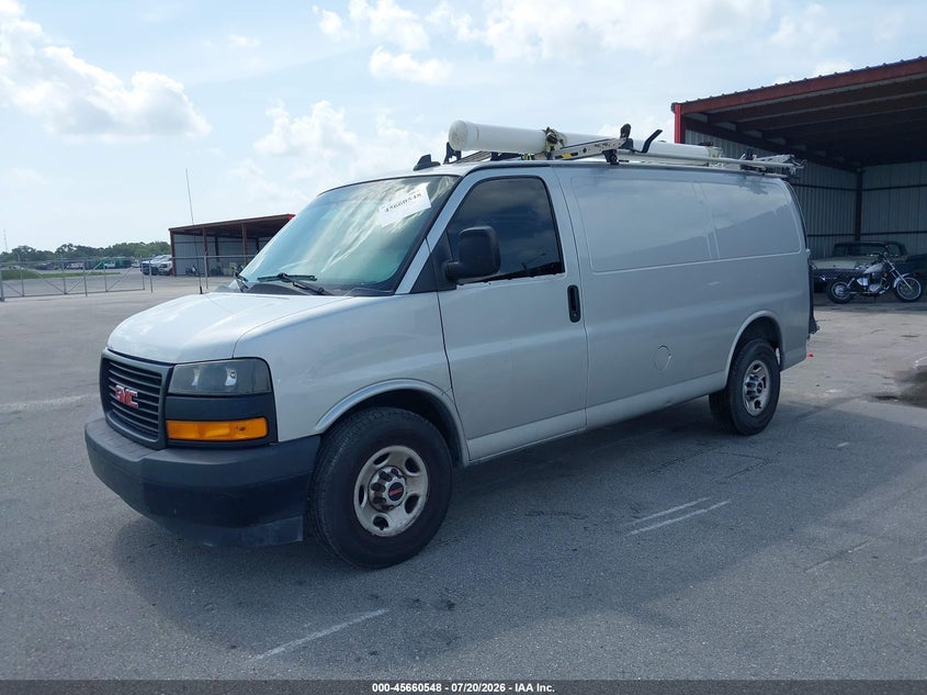 2018 Gmc Savana VIN 1GTW7AFG4J1189473 IAAI salvage auction — REAR END, Rebuildable (Florida), sold $25 on 2026-08-01 (photo 2)