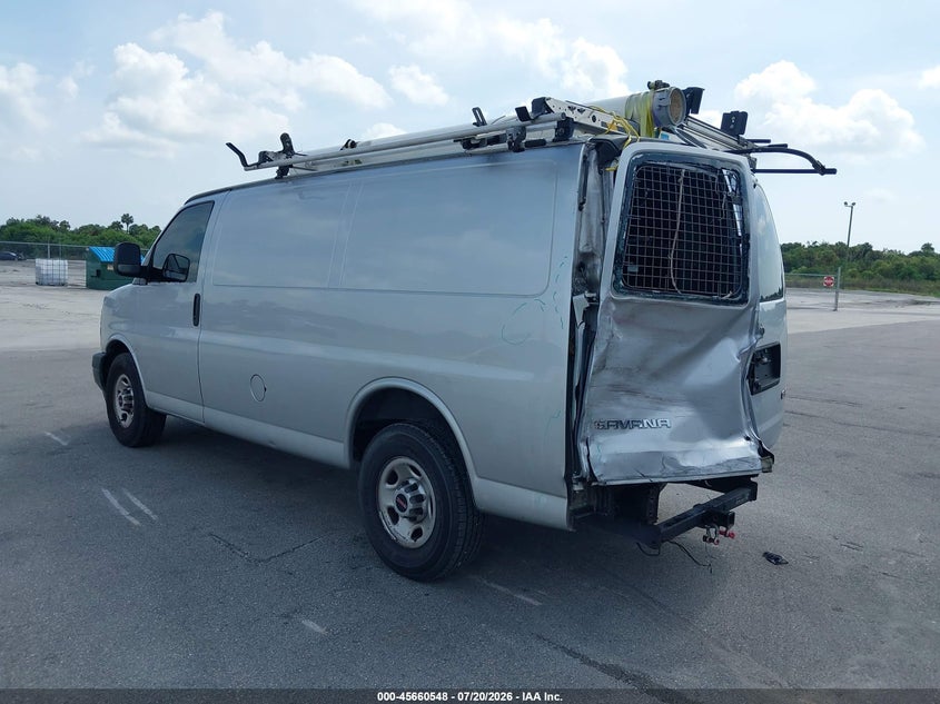 2018 Gmc Savana VIN 1GTW7AFG4J1189473 IAAI salvage auction — REAR END, Rebuildable (Florida), sold $25 on 2026-08-01 (photo 3)