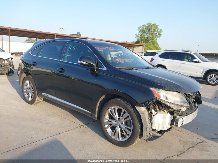 2012 Lexus Rx VIN JTJZB1BA3C2408138 IAAI salvage auction — FRONT END, Salvage Title, sold $2,200 on 2026-08-02 (photo 1)