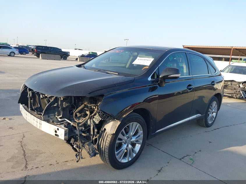 2012 Lexus Rx VIN JTJZB1BA3C2408138 IAAI salvage auction — FRONT END, Salvage Title, sold $2,200 on 2026-08-02 (photo 2)