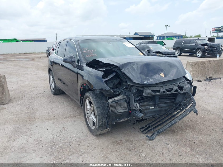 2015 Porsche Cayenne VIN WP1AB2A29FLA56213 IAAI salvage auction — FRONT END, Salvage Title, sold $2,975 on 2026-09-09 (photo 1)