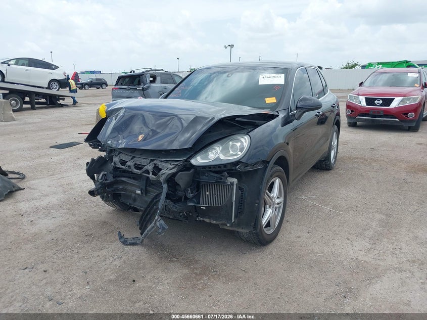 2015 Porsche Cayenne VIN WP1AB2A29FLA56213 IAAI salvage auction — FRONT END, Salvage Title, sold $2,975 on 2026-09-09 (photo 2)