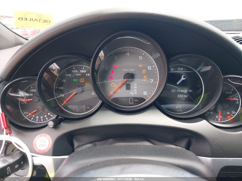2015 Porsche Cayenne VIN WP1AB2A29FLA56213 IAAI salvage auction — FRONT END, Salvage Title, sold $2,975 on 2026-09-09 (photo 7)