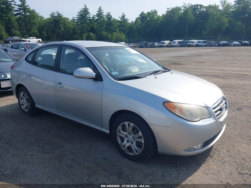 2010 Hyundai Elantra VIN KMHDU4AD6AU845035 IAAI salvage auction — NORMAL WEAR, Reconstructed (Massachusetts), sold $25 on 2026-07-31 (photo 1)