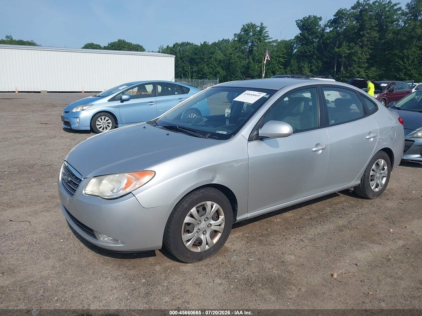 2010 Hyundai Elantra VIN KMHDU4AD6AU845035 IAAI salvage auction — NORMAL WEAR, Reconstructed (Massachusetts), sold $25 on 2026-07-31 (photo 2)