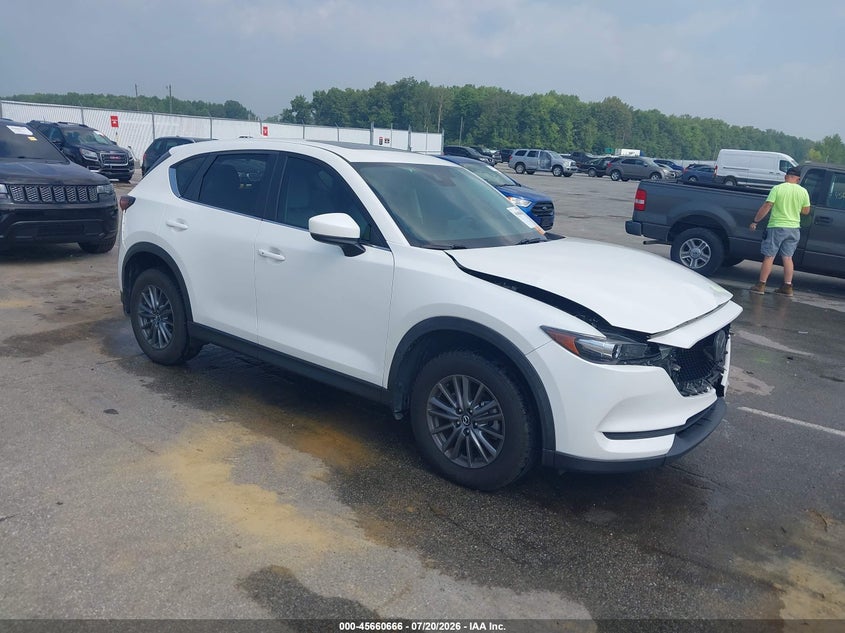 2021 Mazda Cx-5 VIN JM3KFACM8M1343237 IAAI salvage auction — FRONT & REAR, Rebuildable (Florida), sold $3,800 on 2026-07-31 (photo 1)