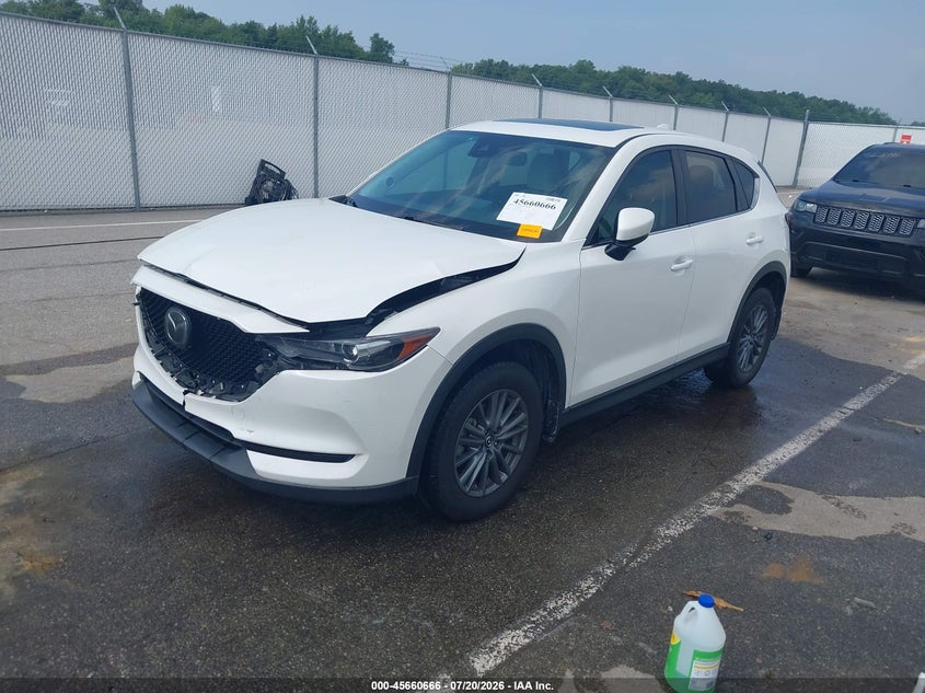 2021 Mazda Cx-5 VIN JM3KFACM8M1343237 IAAI salvage auction — FRONT & REAR, Rebuildable (Florida), sold $3,800 on 2026-07-31 (photo 2)