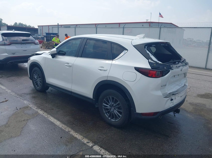 2021 Mazda Cx-5 VIN JM3KFACM8M1343237 IAAI salvage auction — FRONT & REAR, Rebuildable (Florida), sold $3,800 on 2026-07-31 (photo 3)
