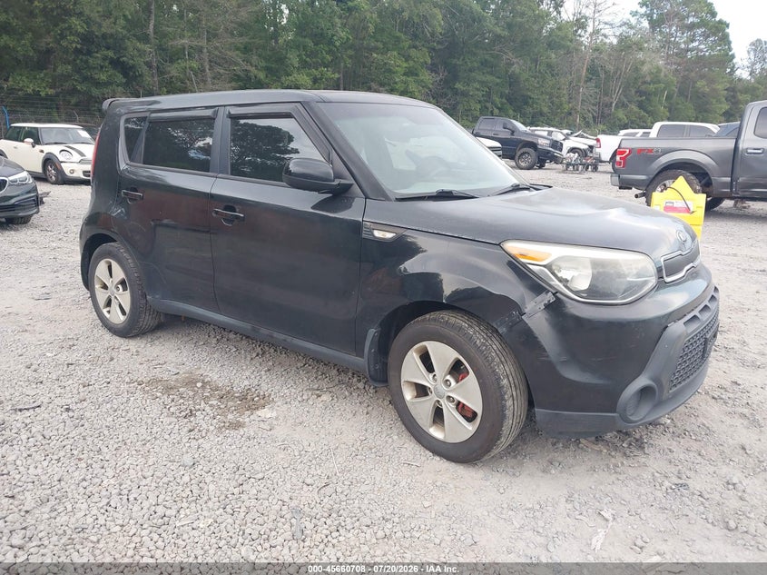 2014 Kia Soul VIN KNDJN2A2XE7054289 IAAI salvage auction — NORMAL WEAR, Salvage (Indiana), sold $325 on 2026-07-28 (photo 1)