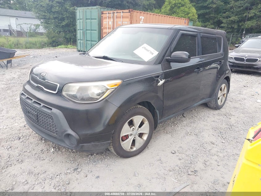2014 Kia Soul VIN KNDJN2A2XE7054289 IAAI salvage auction — NORMAL WEAR, Salvage (Indiana), sold $325 on 2026-07-28 (photo 2)