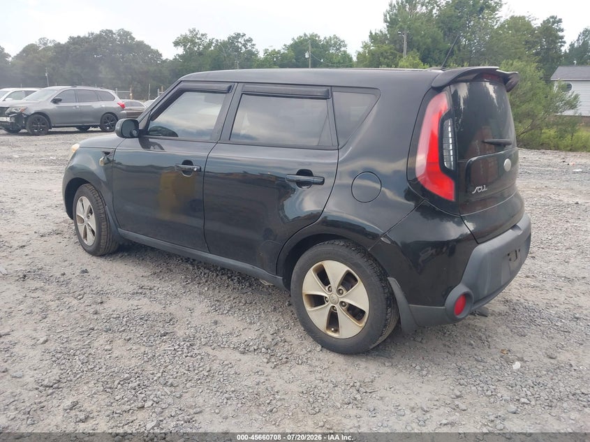 2014 Kia Soul VIN KNDJN2A2XE7054289 IAAI salvage auction — NORMAL WEAR, Salvage (Indiana), sold $325 on 2026-07-28 (photo 3)