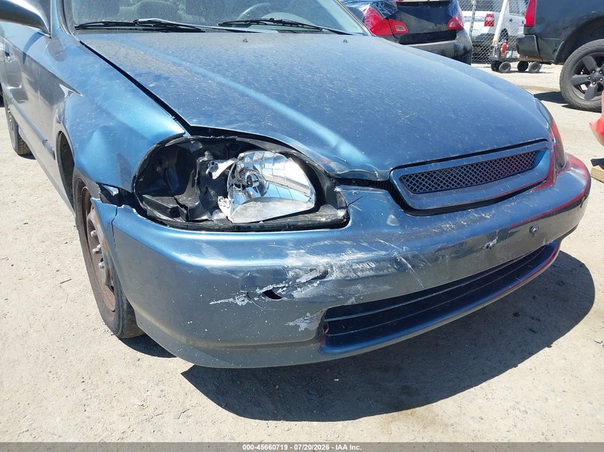 1996 Honda Civic VIN 1HGEJ6502TL050868 IAAI salvage auction — FRONT END, Salvage (California), sold $400 on 2026-07-31 (photo 6)