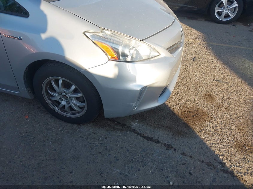2012 Toyota Prius v VIN JTDZN3EU4C3129125 IAAI salvage auction — NORMAL WEAR, Clear (Colorado), sold $1,100 on 2026-07-28 (photo 6)