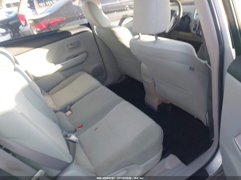 2012 Toyota Prius v VIN JTDZN3EU4C3129125 IAAI salvage auction — NORMAL WEAR, Clear (Colorado), sold $1,100 on 2026-07-28 (photo 8)