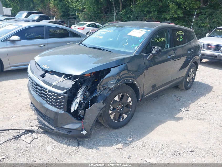 2026 Kia Sportage VIN KNDPU3DGXT7307277 IAAI salvage auction — FRONT END, Salvage Title, sold $1,050 on 2026-07-29 (photo 2)