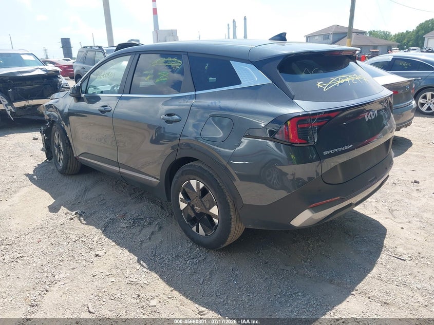 2026 Kia Sportage VIN KNDPU3DGXT7307277 IAAI salvage auction — FRONT END, Salvage Title, sold $1,050 on 2026-07-29 (photo 3)