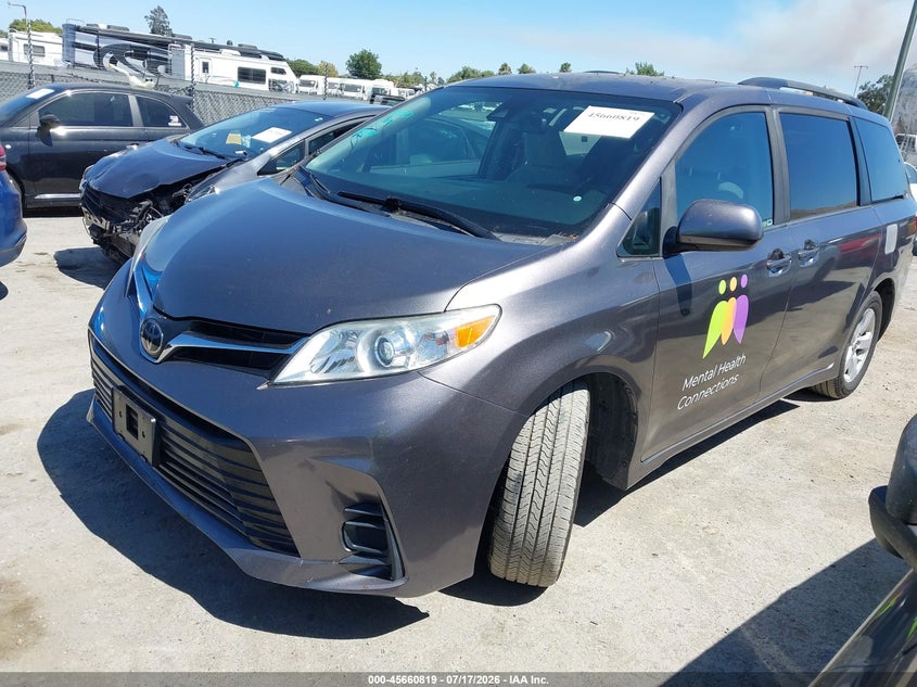2020 Toyota Sienna VIN 5TDKZ3DC3LS049277 IAAI salvage auction — RIGHT SIDE, Salvage Title, sold $5,100 on 2026-07-30 (photo 2)