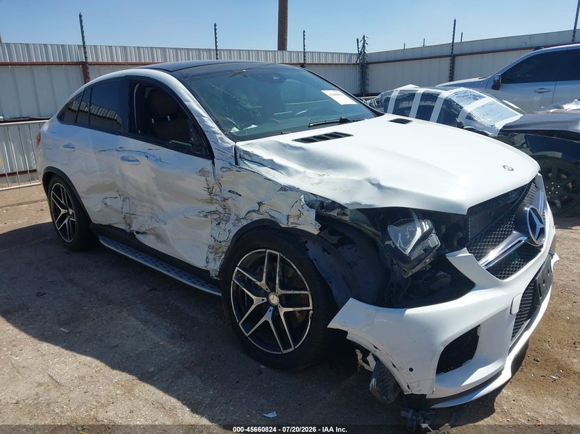 2016 Mercedes-benz Amg gle coupe VIN 4JGED6EB2GA047179 — IAAI salvage auction photo