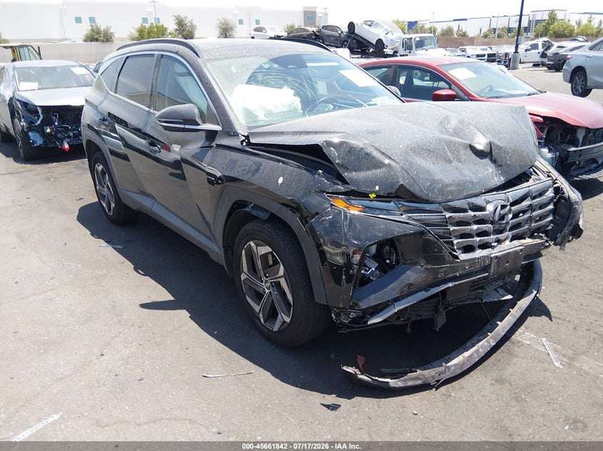 2022 Hyundai Tucson VIN 5NMJECAE5NH105903 IAAI salvage auction — FRONT END, Salvage Title, sold $5,200 on 2026-09-07 (photo 1)