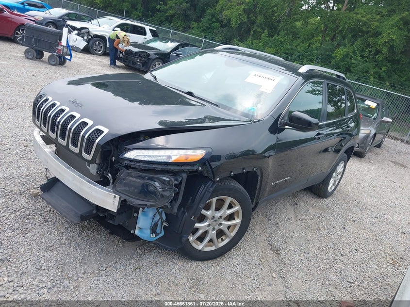 2018 Jeep Cherokee VIN 1C4PJLLX6JD553607 IAAI salvage auction — FRONT END, Salvage (Ohio), sold $825 on 2026-08-01 (photo 2)